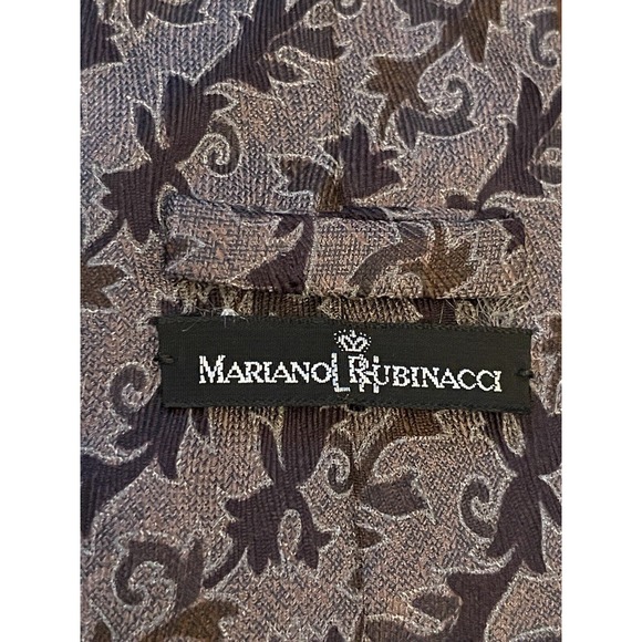 Mariano Rubinacci 100% Silk Men’s Neck Tie Made In Italy - Picture 9 of 10